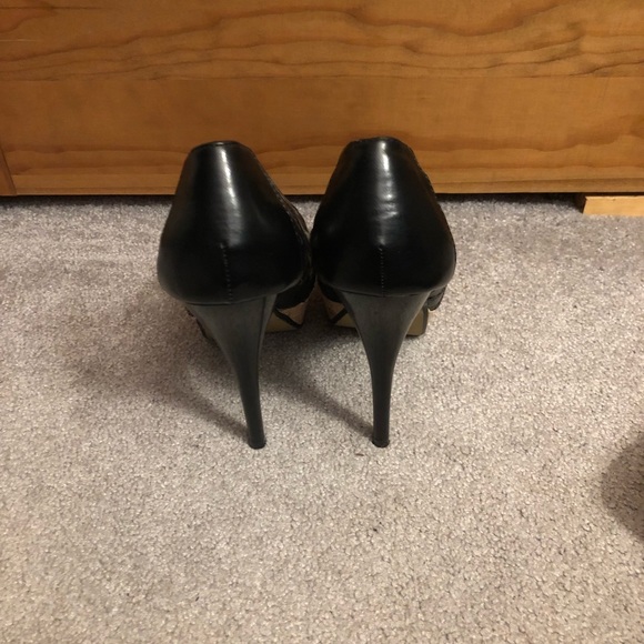 Rue 21 Etc Lattice Stiletto Platform Peeptoe Pump - Picture 5 of 14